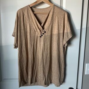 Tan Blouse XL